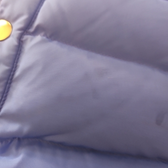 J.Crew Womens Mountain Puffer Perrywinkle Blue Quilted Lightweight Down Vest M - Picture 15 of 15